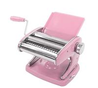 Annadue Machine à Pâtes Manuelle, Presse à Nouilles en Acier Inoxydable, Petit -Pâtes pour Faites Maison, Extrudeuse de de Type Ventouse Domestique pour Spaghetti Fettuccine (Ventouse 2 Couteaux)