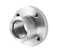 Annadue Mandrin de Tour à Bois de 3 Pouces pour Machine à Travailler le | Construction en acier allié, trou central de 33 mm, montage rapide, faibles vibrations, ajustement précis