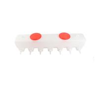 Annadue Mangeoire à Lait de Bétail en Silicone, 14 Tétines Double Face 9L, Tétines à Boisson pour Agneau avec Clapet Anti-Retour, Seau d'alimentation pour Porcelets de Veau, Mangeoire à Lait pour