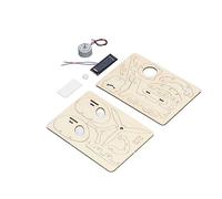 Annadue Maquette en Bois STEM Avion 3D Puzzle, Kit de Bricolage Créatif | Kit de projet d\'assemblage en bois bricolage, à énergie solaire, pour enfants de 8 à 14 ans, jouet éducatif