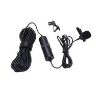 Annadue Microphone à Pince, Rotation à 360°, Réduction du Bruit, Micro Cravate Cardioïde pour Appareil Photo, Smartphone, Prise Jack 3,5 Mm, Plug and Play, Enregistrement HD, Microphone à Revers