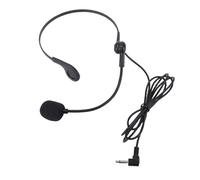 Annadue Microphone Casque Micro, Perche Filaire Flexible pour Amplificateur Vocal, Prise Jack 3,5 Mm, pour Chanter, Parler, Enseignants, Entraîneurs, Présentations, Coaching