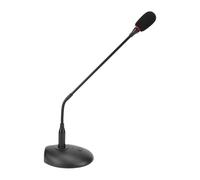 Annadue Microphone Filaire à Col de Cygne de Bureau, Micro à Condensateur Cardioïde Col de Cygne Flexible avec Base, Microphone de Conférence Dynamique Filaire Professionnel pour