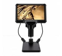 Annadue Microscope Numérique de 7 Pouces, Microscope Numérique 50X-1000X 16MP 1080P avec 10 Lumières LED, Télécommande sans Fil pour Adultes