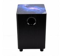 Annadue Mini Caisson de Basses alimenté Compact 100W, Caisson de Basses Passif MDF de 6.5 Pouces, Réponse des Profondes, pour Fête Cinéma Maison Plug and Play