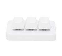 Annadue Mini Clavier Mécanique personnalisé MK321BT, Double Mode Bluetooth Filaire pour Les Jeux et Le Bureau Universel (White)