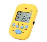 Annadue Mini Métronome Numérique M50 avec Fonction Tap, Blanc (YELLOW)