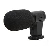 Annadue Mini Microphone, Micro de Téléphone Portable 3,5 Mm avec éponge Coupe-Vent, Réduction du Bruit, Vis 1/4 Pouce, pour Vidéo de Conférence en Direct Vlog