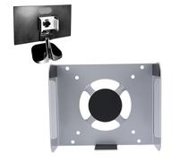 Annadue Mini PC MUT, Support Mural en Alliage en Aluminium pour Mac Mini M4 / pour Mac L'ordinateur de Bureau Mini avec Puce M4, Dissipation de Chaleur Efficace, Espace de Sauvegarde