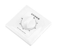 Annadue Minuterie de Compte à Rebours 220 V, Minuterie de Pompe à Eau Mécanique, Programmable d'intérieur, Interrupteur Mural Intelligent pour Lampe de Ventilateur de Chauffe-eau (de 60