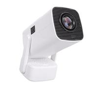 Annadue Mise à Niveau du Mini Projecteur HY300 Ultra avec WiFi et Bluetooth, Prise en Charge 4K, Projecteur Portable Intelligent avec Android 13.0 e Voûte Automatique, Rotat (Prise UE)