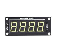 Annadue Module D'affichage Numérique LED 4 Bits 7 Segments 0,56 Pouce | Module d\'horloge 4 bits avec PCB, carte pilote 5 V pour projets , Plug and Play facile