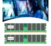 Annadue Module de Mémoire de Bureau 1 Go, DDR 400 MHz PC3200 RAM Double Face 16 Grains pour Composant électronique d'ordinateur de Bureau