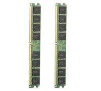 Annadue Module de Mémoire pour Ordinateur de Bureau, 2 Pièces DDR2 1 Go 667 MHz PC25300, Mémoire Double Face 16 Particules pour PC de Bureau