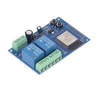Annadue Module de Relais, Module de Relais Double avec Touches Programmables DC5-60 V, Flash de 4 M Octets, Carte de pour les Composants électroniques d'apprentissage du Développement Secondaire