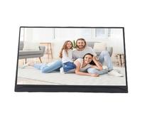 Annadue Moniteur Portable 15,6 Pouces, Second écran 15,6 Pouces, 2,4 GHz/5 GHz, 1080p, IPS, HDMI, USB-C, avec Support pour Ordinateur Portable, Ordinateur de Bureau, Téléphone et