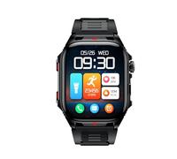 Annadue Montre de Sport Intelligente, écran Couleur HD de 2,01 Pouces avec Plus de 100 Modes Sportifs, étanche IP68, Suivi de la santé, pour Hommes et Femmes, Fitness (Black)
