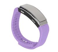 Annadue Montre Enregistreur Vocal HD, Réduction du Bruit, Bracelet activé par la Voix, avec Horodatage, pour Entretien de Réunion (Purple)