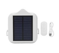Annadue Moteur de Rideau Intelligent, Ouvre-rideau Automatique contrôlé par Application à énergie Solaire avec Commande Vocale et Minuterie, pour Rails à Poutre en I en Forme de U à