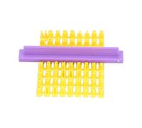 Annadue Moule à Biscuits Moule à Biscuits Polyvalent Lettres Anglaises Chiffres Timbres à Gâteau Matière Plastique Sûre sans Odeur pour Enseigner aux Enfants Pendant la Cuisson