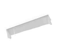 Annadue Nappe Rectangulaire, Couverture de Table de Banquet 145x320 Cm, Nappe Noire Infroissable, Grande Oblongue pour la Décoration de Fête de Mariage, Anti-éclaboussures (White)