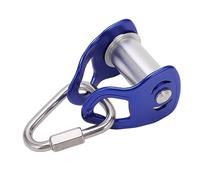 Annadue Outdoor Sport Zipline Poulie pour Parcours D'Entraînement Obstacle | Chariot à tyrolienne d\'extérieur, Kit de Slackline d\'arrière-cour, corps en alliage d\'aluminium, exercice du haut du