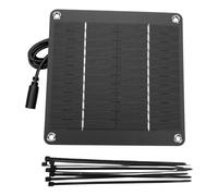 Annadue Panneau Solaire Monocristallin 4W 12V pour Caméra de sécurité, | Panneau de chargeur solaire, alimentation de caméra de sécurité extérieure, chargement de lampe de jardin, sortie 12V DC,