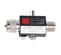 Annadue Parafoudre mâle à Femelle connecteur UHF parafoudre Parafoudre, Protecteur de surtension coaxial Protecteur de Foudre coaxial, pour émetteurs-récepteurs