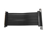 Annadue PCIE 4.0 X16 Riser Cable, blindé Câble D'extension GPU à Support Vertical à Haute Vitesse pour RTX4090 RX8900, avec Connecteur inversé à 90 Degrés (30cm)