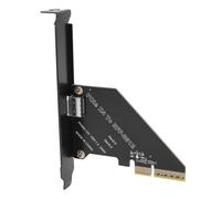 Annadue PCIE 4.0 X4 à OCuLink Carte D'adaptateur SFF-8612 OCuLink Carte Graphique Externe SSF-8611 pour NVME SSD GPU EGPU
