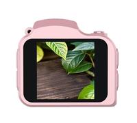 Annadue Petit Appareil Photo Numérique 4K 64MP avec Lumière de Remplissage et 19 Filtres Rétro, Appareil Photo Compact HD de 1,54 Po, Conception de Porte-clés Grand Angle à 78 ° pour (Pink)