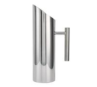 Annadue Pichet en Acier Inoxydable, Pichet de Grande capacité Résistant à la Chaleur 304, en Métal à Bec Lisse avec Poignée Ergonomique pour café, thé et Eau (Droit 2 litres)