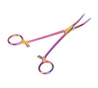 Annadue Pince à épiler Hémostatique pour Poils d'animaux de Compagnie, Coude de 18 Cm, Outils d'épilation à Pince de Nettoyage pour Chien, Ciseaux de Toilettage pour épilation des Oreilles