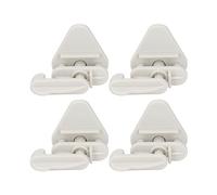 Annadue Ponton Bateau Porte Loquet Kit, ABS Cadre Carré, for Bateau | Loquets de porte de remplacement universels pour cadres gauche droit de 1 à 1,25 pouces, accessoires de bateau marin