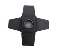 Annadue Porte D'entrée à Quatre Vantaux avec Grille en Nid d'abeille, Contrôle et Absorption Précis de la Lumière, Grandes Plaques D'ombrage Réglables, Filtres en Gel 5 Couleurs, avec