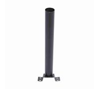 Annadue Poteau d'éclairage Mural, Support de Bâton de Lampadaire Extérieur, Support de Noir de 50cm pour Entrée de Jardin