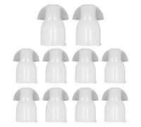 Annadue Poule D'oreille D'oreille à Tube D'air de 10 PCS, Coussinets D'oreille de Remplacement en Silicone Doux pour Casque Talkie-walkie, avec un Ajustement Confortable pour Hyt