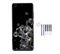 Annadue pour Le Remplacement de L'écran S20 Ultra pour Les Kits de Réparation de Numériseur LCD S20 pour Le S20 Ultra SM-G988B SM-G988U Assemblage D'affichage à écran Tactile (Black)
