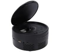 Annadue Projecteur Portable avec Lecteur DVD intégré, Format 16:9, Lecture de DVD HD 1080p, Haut-Parleur intégré pour Projections en Extérieur, écran de 20 à 100 Pouces, Objectif à Focale (Prise UE)