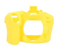 Annadue Protecteur de Boîtier de la Caméra, Boîtier de Caméra en Silicone pour D7100 / D7200, Couvercle texturé Non Glissant, Protection Contre la Poussière à Gratter, Ports D'accès pour (Yellow)
