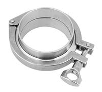 Annadue Raccord à Collier 76mm, Ensemble de Ferrule en Acier Inoxydable,