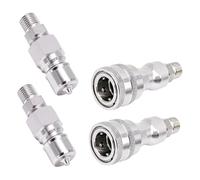 Annadue Raccord Rapide Hydraulique, M14 à pour Mini Excavatrice AGT | Adaptateur de couplage rapide hydraulique avec acier allié, pour connecteur de tuyau hydraulique de mini-pelle, équipement