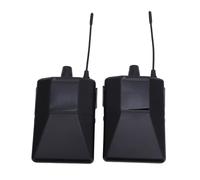 Annadue Récepteur du Système de Moniteur d'oreille sans Fil, Stéréo UHF 500-999MHz Système de Récepteur de Surveillance de L'oreille Beltpack, pour L'église, Le Groupe, Le Studio, etc.