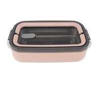 Annadue Récipient de Nourriture de Déjeuner, Boîte à étanche Isolée en Acier Inoxydable 304 pour le Bureau de l'école des étudiants (PINK)