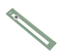 Annadue Règle de Boussole de Haute Précision Deux en un, Boussole de Dessin de 15 Cm avec Règle Droite pour les étudiants, Fabricant de Cercles à Géométrie Réglable, à Calcul Précise pour (GREEN)