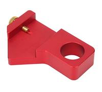 Annadue Règle de Menuisier Positionneur, Guide de Tracage en Aluminium | Limiteur de règle réglable avec verrouillage à vis, pour outils de charpentier, accessoires de travail du bois, jauge de