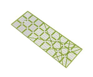 Annadue Règle de Quilting Acrylique Transparent Angle marqué Outil de | Guide de coupe de tissu, trente quarante-cinq soixante degrés, vue dégagée, acrylique robuste, cadeau pour les amateurs de