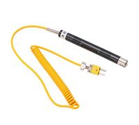 Annadue Remplacement de Tige Droite de Sonde de Thermocouple de Surface Portative de Type K pour une Mesure Précise, Réponse Thermique Rapide, Feuille de Mesure de Température de Maille, Poids Léger,
