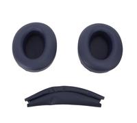 Annadue Remplacement des Coussinets d'oreille avec Couvercle de Bandeau, écouteurs Coussins d'oreille pour WH XB910N (Blue)