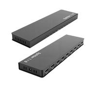 Annadue Répartiteur HDMI 4K 1x8, 1 Entrée 8 Sorties, Interface Multimédia Full HD 4K, Répartiteur de Son et Vidéo, pour Moniteurs, Projecteur, Bureau, HDTV (Prise UE)